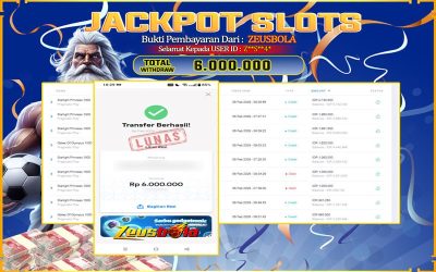Bukti Kemenangan Member Setia Kami Z**S**4* Sebesar Rp 6.000.000 di Permainan starlight princess 1000