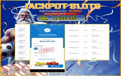 Bukti Kemenangan Member Setia Kami R**I**25 Sebesar Rp 15.000.000 di Permainan sweet bonanza candyland